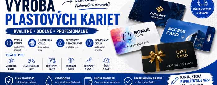 V�roba plastov�ch kariet