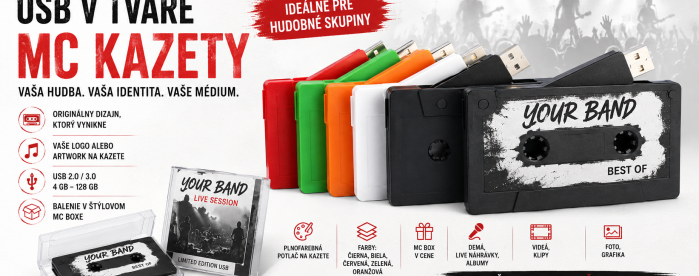 USB v tvare MC kazety