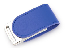 USB koža modrý 2.0 - 3.0