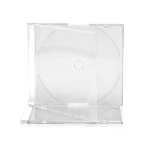 Obal na 1 CD ultra slim priehľadný HQ, 5,2 mm