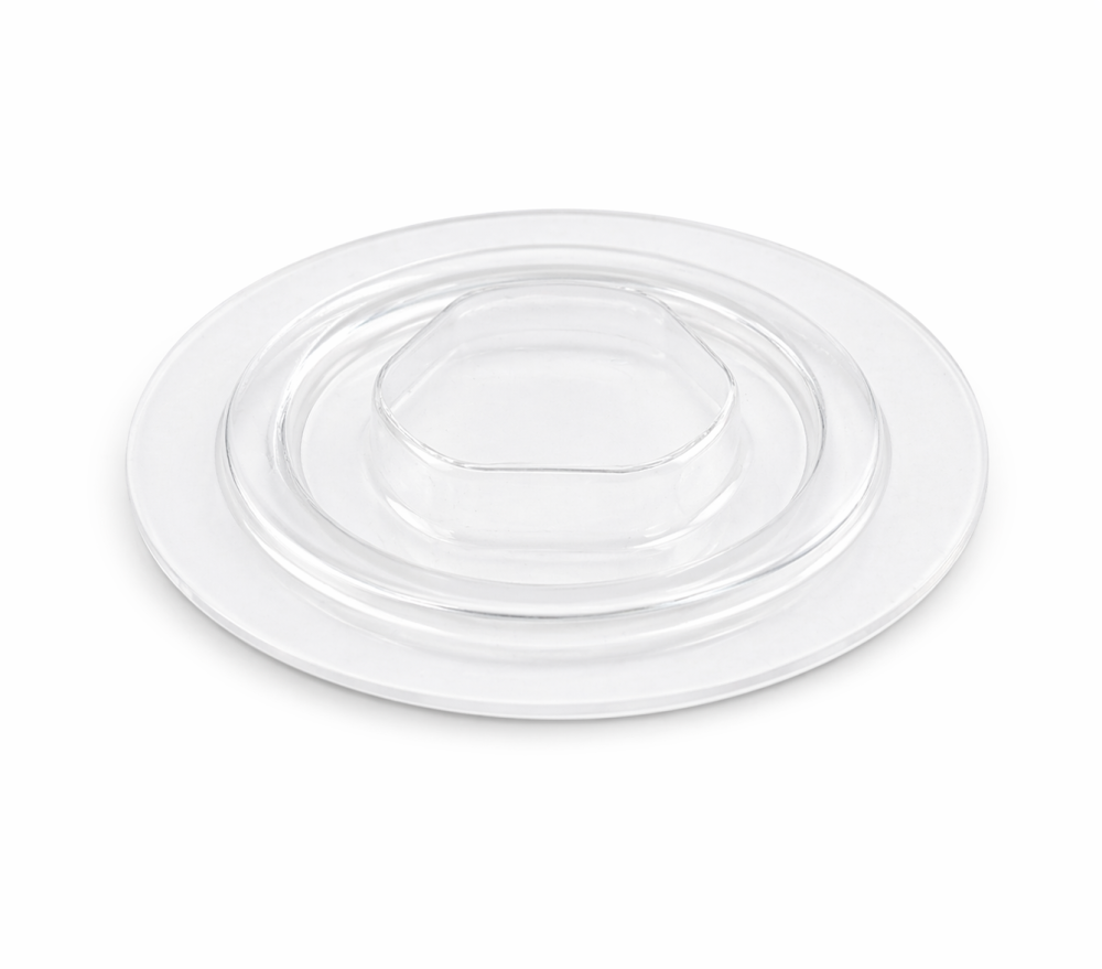 Plastový tray na CD priehľadný, samolepiaci