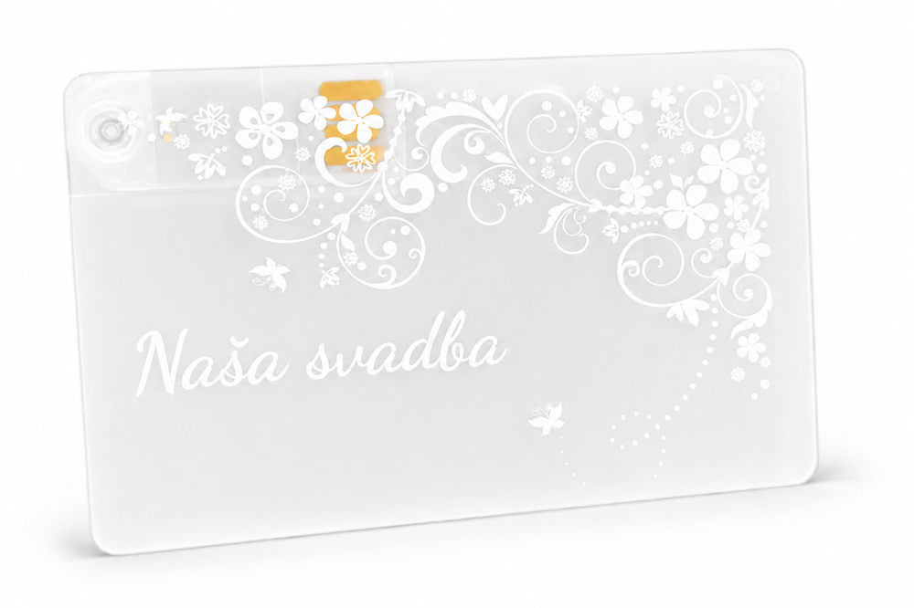 USB KARTA "Naša svadba" plast 2.0 + box