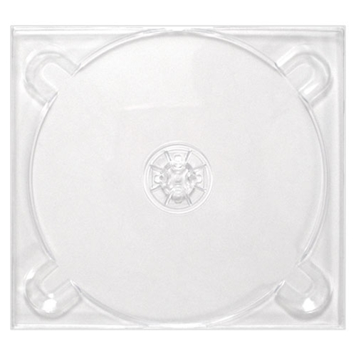 Plastový tray na CD Digipak, priehľadný, 137 mm x 124 mm