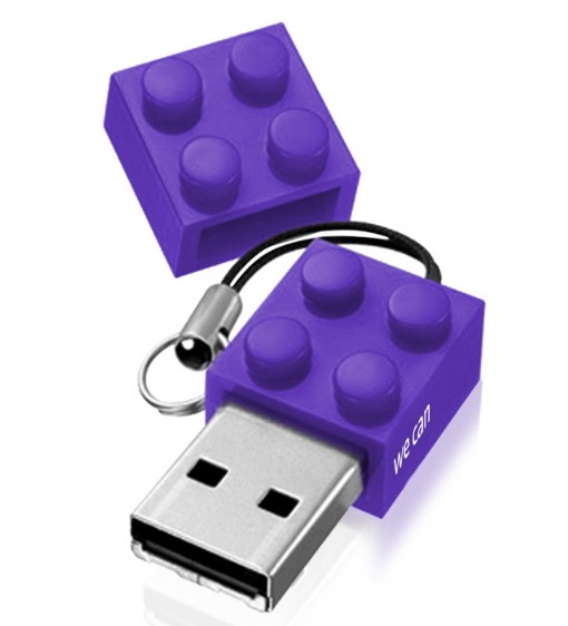 USB kľúč lego kocka
