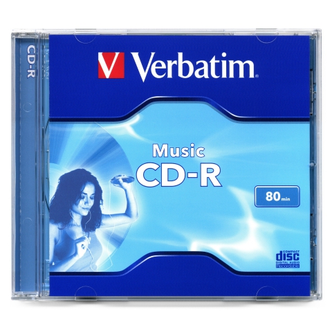 CD-R Verbatim 700 MB Audio 80 min. JWC box, 43365