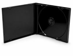 Obal na 1 CD �ierny s �iernym trayom HQ, JWC box - 10,4 mm - LIMITOVAN� PO�ET