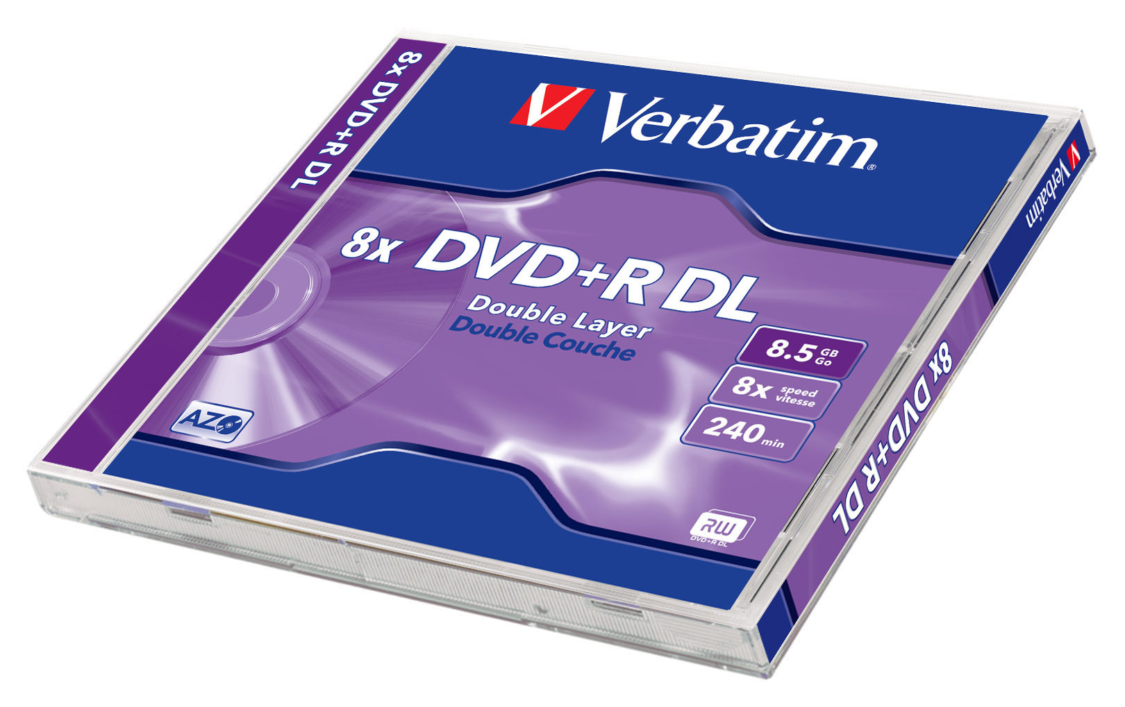 DVD+R Verbatim Double Layer 8,5 GB 8x, JWC box, 43541