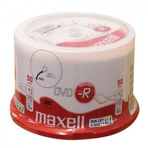DVD-R Maxell 4,7 GB 16x Printable, cake 50 ks, 275701