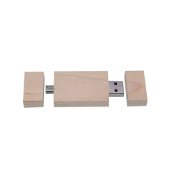 Drevený USB kľúč OTG JAVOR 3.0 64GB Drevený USB kľúč OTG JAVOR 3.0 64GB