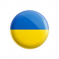 Magnetka Ukrajina okrúhla