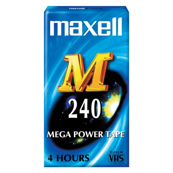 Maxell VHS kazeta 240min., M-240