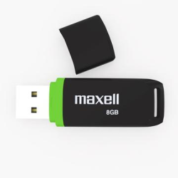 Maxell 8 GB USB k 2.0 ierny Speedboat, 855008.00.TW