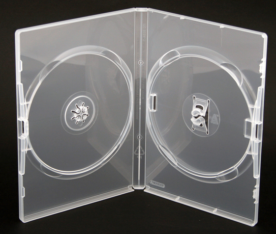 Obal na 2 DVD priehadn HQ, 14 mm