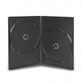 Obal na 2 DVD slim èierny HQ, 7 mm