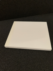 Obal na 1 CD biely s bielym trayom HQ, JWC box - 10,4 mm