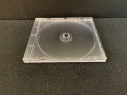 Obal na 1 CD s priehadnm matnm trayom HQ, JWC box - 10,4 mm