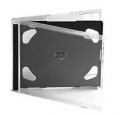 Obal na 2 CD s čiernym trayom HQ, JWC box - 10,4 mm