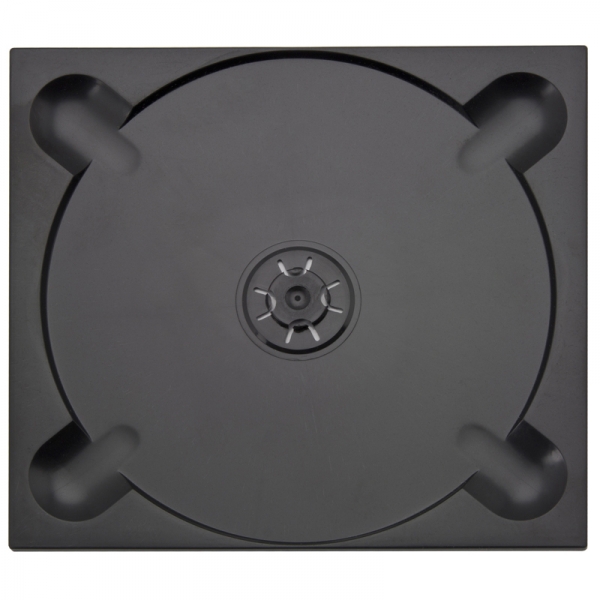 Plastový tray na CD Digipak, čierny, 137 mm x 124 mm