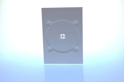 Plastov tray na DVD Digipak, biely, 186 mm x 136 mm