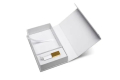 Sada: USB KRYSTAL zlatý sklo/kov + biela krabièka FOTOALBUM s magnetom