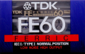 TDK Audio kazeta FERRIC 60 min., FE-60EB