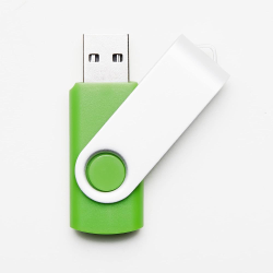 USB rotačný 2.0 - 3.0 zelený USB rotačný 2.0 - 3.0 zelený