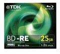 BD-RE Blu-ray TDK 25 GB 2x, JWC box, t19794