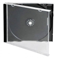 Obal na 1 CD s èiernym trayom HQ, JWC box - 10,4 mm